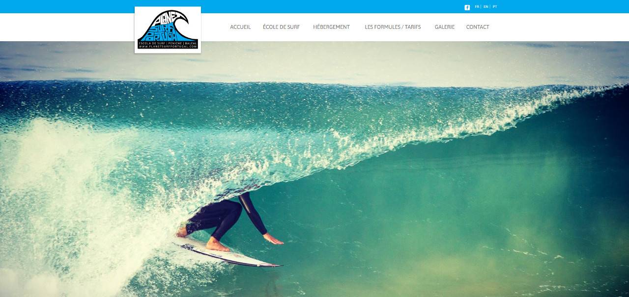 Création site internet Portugal Planet surf