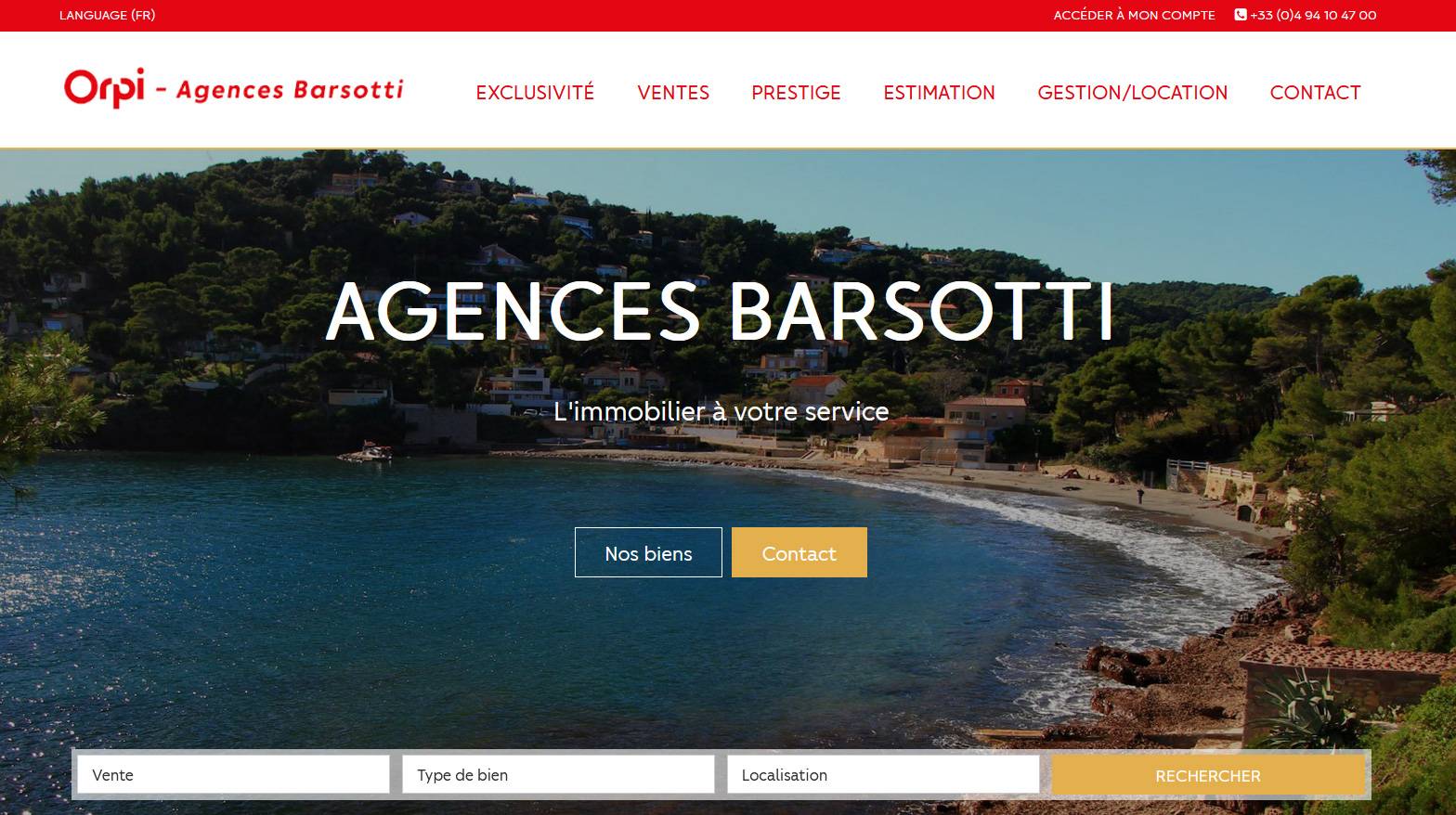 Orpi Barsotti - Agence Web Toulon, Marseille, Nice