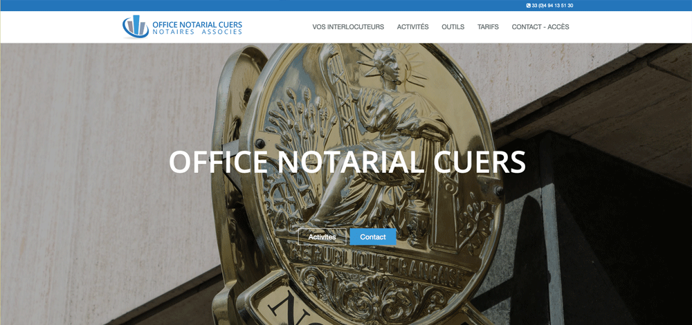 Réalisation bexter - Office Notarial Cuers