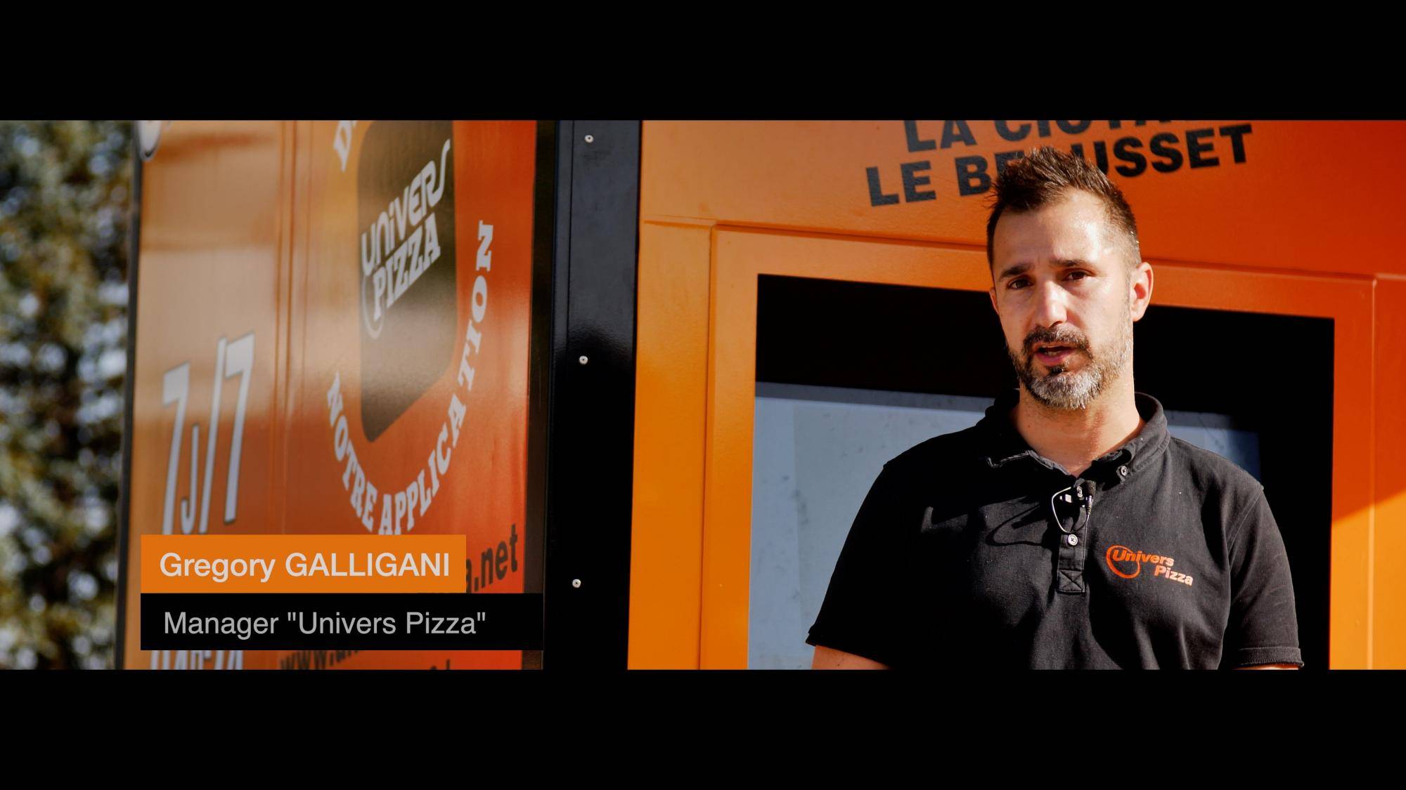 Distributeur Univers Pizza - Var Vidéo Entreprise Corporate