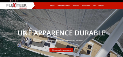 Revtement de Pont en PVC Imitation Teck par Flexiteek