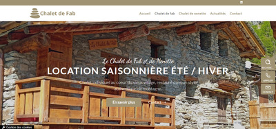 🌐 Le Chalet de Fab : un site web unique pour un chalet authentique � Bonneval-sur-Arc