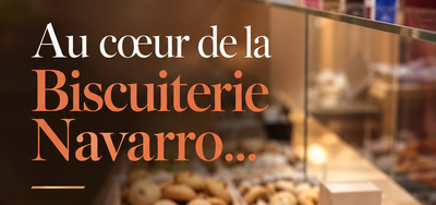 Bexter au c�ur de la Biscuiterie Navarro avec l�Adeto