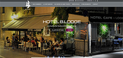 Cr�ation du site internet & SEO pour un h�tel � Hotel B.Lodge