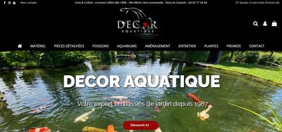 Ralisation Bexter Site Web & Rfrencement :Dcor Aquatique
