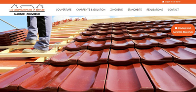 Ralisation Bexter Site Web & Rfrencement : Les Compagnons de la Toiture